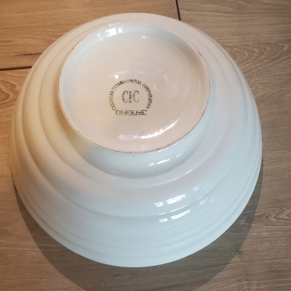 Vintage Large Italian CIC Ceramic Pasta Classico Serving Bowl - Picture 6 of 7